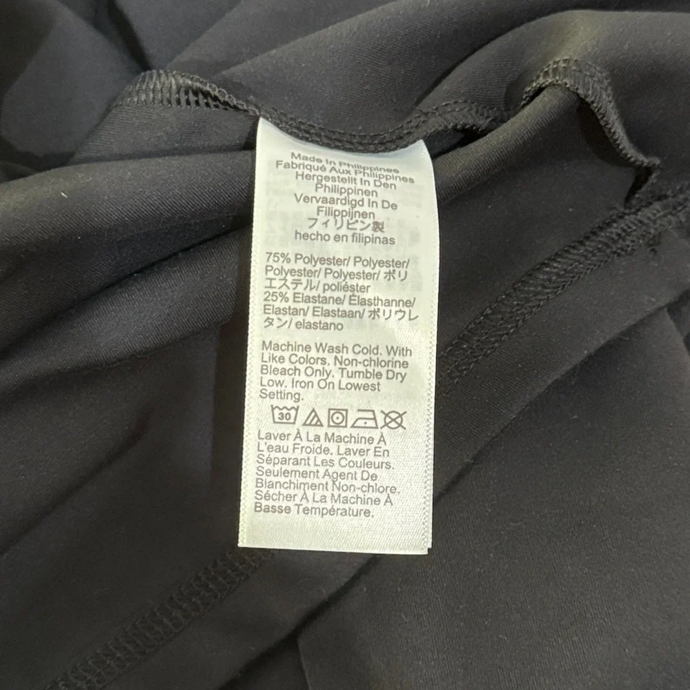 J Crew Black Polo Sleeveless Active Dress NWT Ret $98